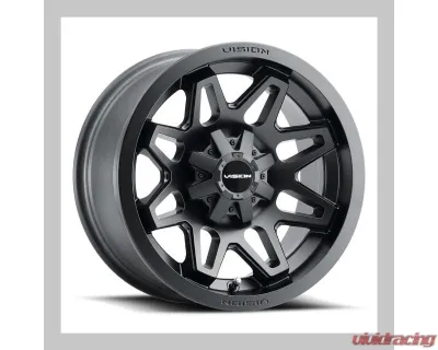 Vision 416 Se7en Wheel 15x7 4x156 38mm Matte Black - 416-157156MB5.5
