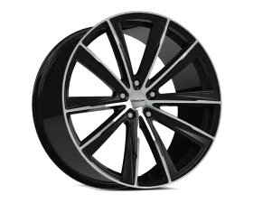 Vision 471 Splinter Wheel 18x8.50 5x112 20mm Gloss Black Machined Face