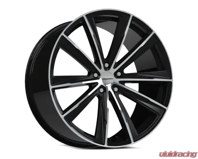 Vision 471 Splinter Wheel 22x9 5x4.5 38mm Gloss Black Machined Face - 471V22965GBMF38