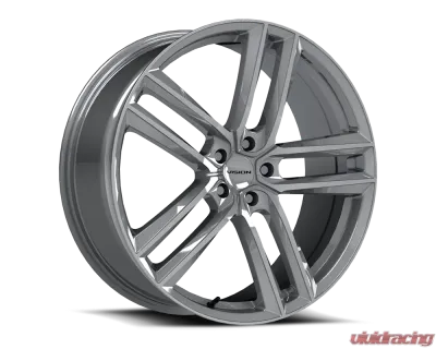Vision 475 Clutch Wheel 19x8.50 5x4.5 35mm Hyper Silver - 475V9865HS35