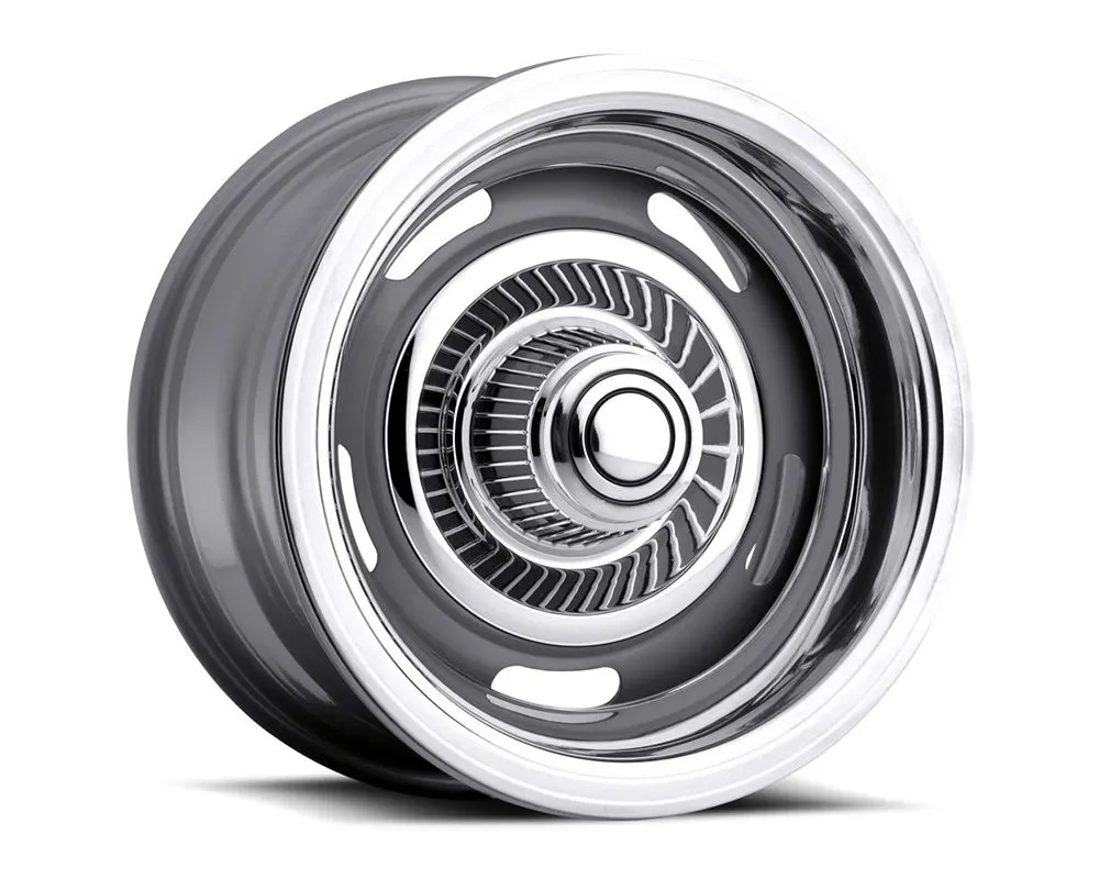 Vision 55 Rally Star Wheel 15x7 5x4.5 | 5x4.75 6mm Silver - 55-5704