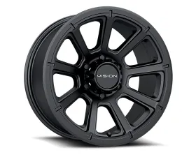 Vision 353 Turbine Wheel 14x5.50 5x4.5 0mm Matte Black