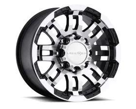 Vision 375 Warrior Wheel 18x9 5x4.5 18mm Gloss Black Machined Face