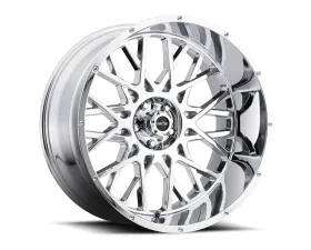 Vision 412 Rocker Wheel 20x9 6x5.5 10mm Chrome