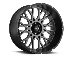 Vision 412 Rocker Wheel 18x9 5x5 -12mm Anthracite with Satin Black Lip