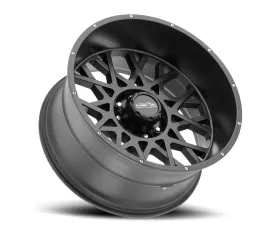 Vision 412 Rocker Wheel 20x9 6x5.5 10mm Satin Black