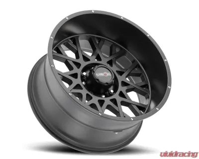 Vision 412 Rocker Wheel 20x9 6x5.5 10mm Satin Black - 412-2983SB10