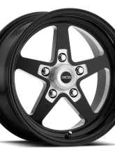 Vision 571 Sport Star II Wheel 15x4 5x4.75 -19mm Gloss Black with Milled Center                                     - 571-5461B-19 - Image 2