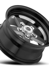 Vision 571 Sport Star II Wheel 15x4 5x4.75 -19mm Gloss Black with Milled Center                                     - 571-5461B-19 - Image 2