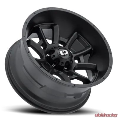Vision 415 Bomb Wheel 20x12 5x5 -51mm Satin Black - 415-20273SB-51