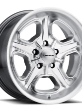 Vision 147 Daytona Wheel 15x7 5x4.5 -7mm Hyper Silver                                     - 147-5765HS-7 - Image 3