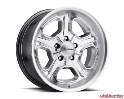 Vision 147 Daytona Wheel 15x7 5x4.5 -7mm Hyper Silver - 147-5765HS-7