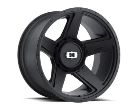 Vision 390 Empire Wheel 16x6 8x6.5 0mm Satin Black