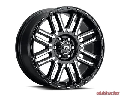 Vision 348 Nexus Wheel 18x8.50 6x5.5 0mm Gloss Black Machined Face - 348-8883GBMF0