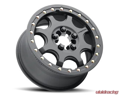 Vision 351BL Flow UTV Wheel 15x6 5x4.5 51mm Satin Black - 351BL156545SBBR55