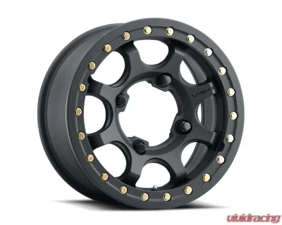 Vision 351BL Flow UTV Wheel 15x7 4x136 13mm Satin Black - 351BLA157136SBBR44