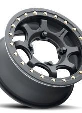 Vision 351BL Flow UTV Wheel 15x7 4x136 13mm Satin Black                                     - 351BLA157136SBBR44 - Image 2