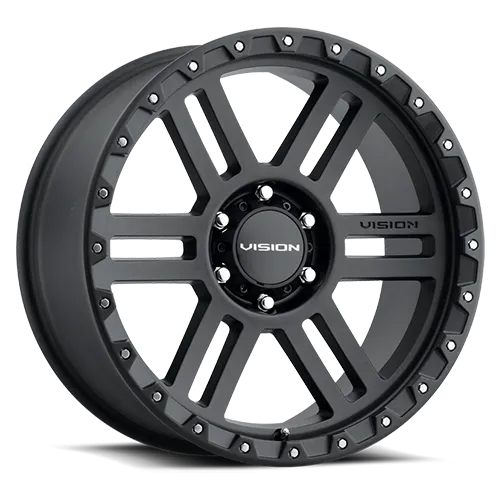 Vision 354 Manx 2 Wheel 17x9 5x5 -12mm Satin Black - 354-7973SB-12