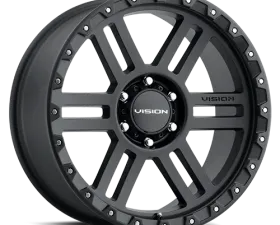 Vision 354 Manx 2 Wheel 17x9 5x5 -12mm Satin Black