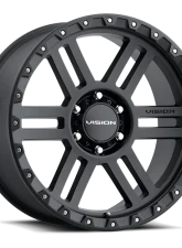 Vision 354 Manx 2 Wheel 17x9 5x5 -12mm Satin Black                                     - 354-7973SB-12 - Image 2