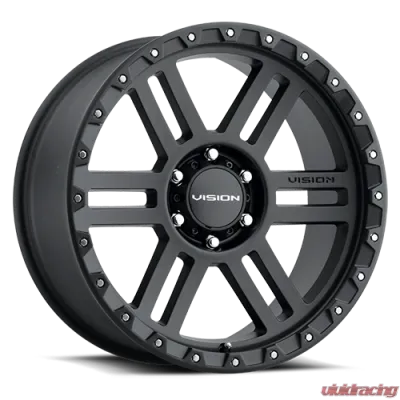 Vision 354 Manx 2 Wheel 17x9 5x5 -12mm Satin Black - 354-7973SB-12