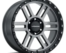Vision 354 Manx 2 Wheel 17x9 5x150 12mm Satin Grey