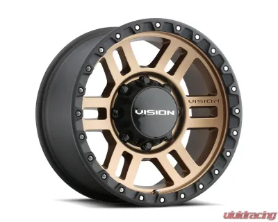 Vision 354 Manx 2 Wheel 20x9 6x5.5 12mm Bronze - 354-2983BZBL12
