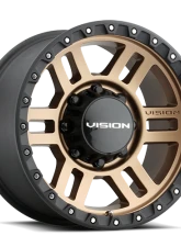 Vision 354 Manx 2 Wheel 17x9 5x5 -12mm Bronze                                     - 354-7973BZBL-12 - Image 2
