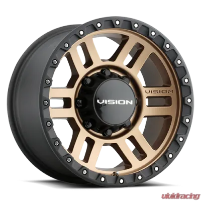 Vision 354 Manx 2 Wheel 17x9 5x5 -12mm Bronze - 354-7973BZBL-12