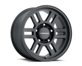 Vision 355 Manx 2 Wheel 15x7.50 5x4.5 -12mm Satin Black
