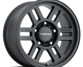 Vision 355 Manx 2 Wheel 15x7.50 5x5 -12mm Satin Black