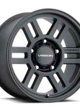 Vision 355 Manx 2 Wheel 17x9 5x5 20mm Satin Black                                     - 355-7973SB20 - Image 2