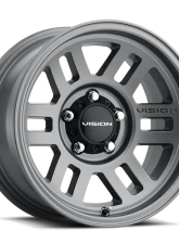 Vision 355 Manx 2 Wheel 16x8 5x5 0mm Satin Gray                                     - 355-6873SG0 - Image 2