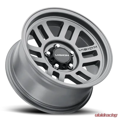 Vision 355 Manx 2 Wheel 16x8 5x5 0mm Satin Gray - 355-6873SG0