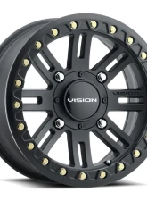 Vision 356BL Manx 2 Beadlock Wheel 14x7 4x156 13mm Satin Black                                     - 356BLA147156SBBR44 - Image 2
