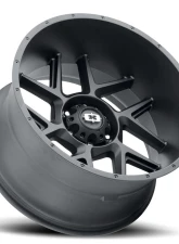 Vision 360 Silver Wheel 20x10 8x6.5 -25mm Satin Black                                     - 360-20081SB-25 - Image 2