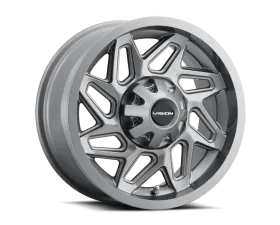 Vision 361 Spyder Wheel 12x7 4x110 3mm Gunmetal