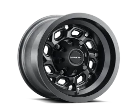 Vision 361 Spyder Wheel 12x7 4x110 3mm Matte Black