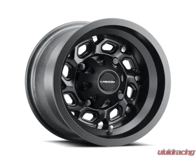 Vision 361 Spyder Wheel 14x7 4x136 38mm Matte Black - 361-147136MB5.5