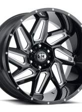 Vision 361 Spyder Wheel 18x9 8x6.5 12mm Gloss Black Milled Spoke                                     - 361-8981GBMS12 - Image 2