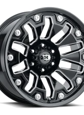 Vision 362 Armor Wheel 18x9 6x5.5 -12mm Gloss Black Milled Spoke                                     - 362-8983GBMS-12 - Image 2