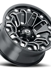 Vision 362 Armor Wheel 18x9 6x5.5 -12mm Gloss Black Milled Spoke                                     - 362-8983GBMS-12 - Image 2