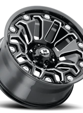 Vision 362 Armor Wheel 18x9 5x5 12mm Gloss Black Milled Spoke                                     - 362-8973GBMS12 - Image 2