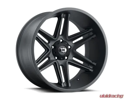 Vision 363 Razor Wheel 20x12 8x6.5 -51mm Satin Black - 363-20281SB-51