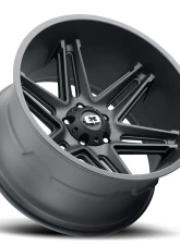 Vision 363 Razor Wheel 20x12 8x6.5 -51mm Satin Black                                     - 363-20281SB-51 - Image 2