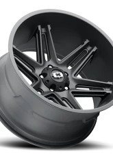 Vision 363 Razor Wheel 22x10 5x5 -19mm Satin Black                                     - 363-22073SB-19 - Image 2