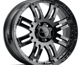 Vision 375 Warrior  Wheel 15x6 5x5 0mm Gloss Black Machined Face