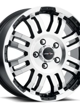 Vision 375 Warrior  Wheel 18x7.50 5x130 55mm Gloss Black Machined Face                                     - 375XL8732GBMF55 - Image 2