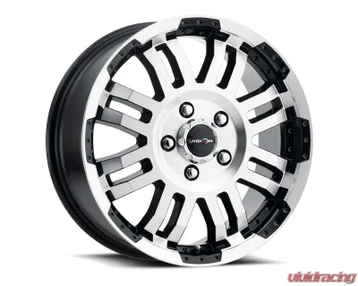 Vision 375 Warrior  Wheel 18x7.50 5x130 55mm Gloss Black Machined Face - 375XL8732GBMF55
