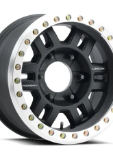 Vision 398 Manx Beadlock Wheel 17x8.50 5x5.5 -15mm Gloss Black                                     - 398BLZ7827BMR-15 - Image 3